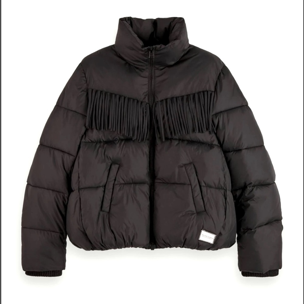 Scotch & Soda Fringe Puffer